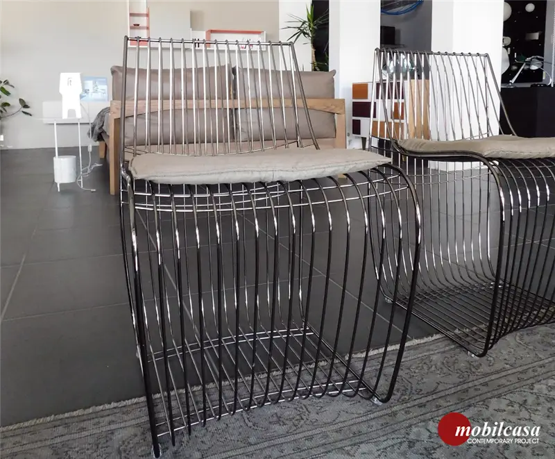 MDF Italia Sign filo - Coppia di poltroncine