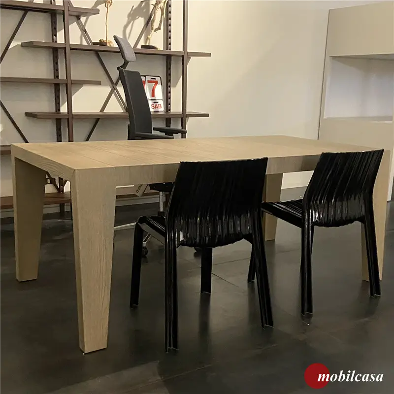 MDF Italia Tense material tavolo in legno - 90x220x73h cm