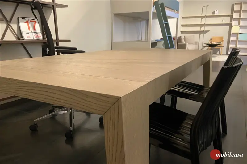 MDF Italia Tense material tavolo in legno - 90x220x73h cm