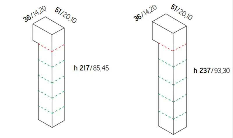 Minotti Italia Formosa in piedi
