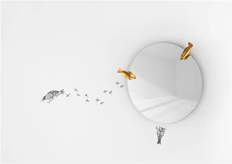 Minotti Italia Bird Watch Specchio