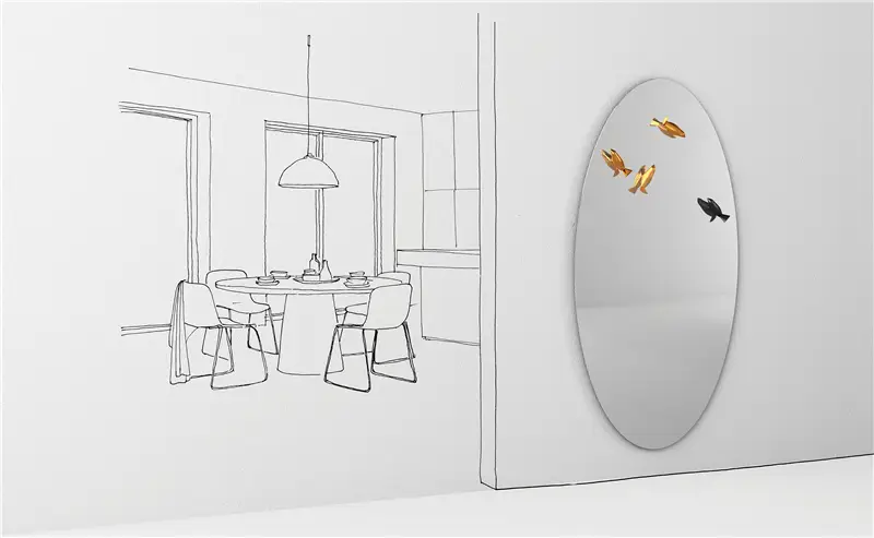 Minotti Italia Bird Watch Specchio