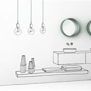 Minotti Italia Dot Ø 80 cm Specchio circolare a parete