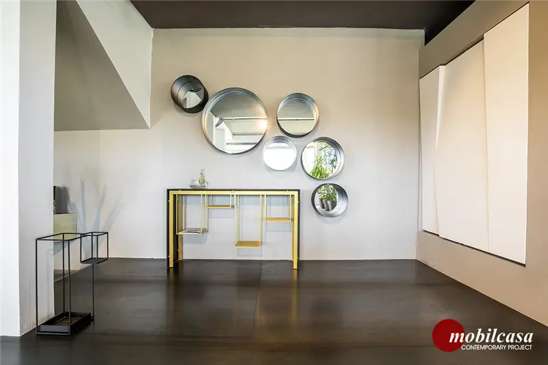 Minotti Italia Punto composizione 7 specchi