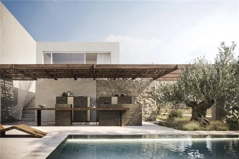 Modulnova Mate composizione cucina da esterno