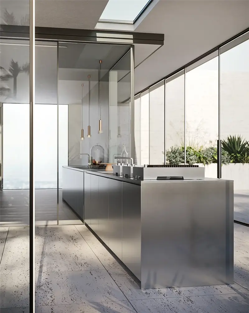 Modulnova Blade composizione cucina da esterno