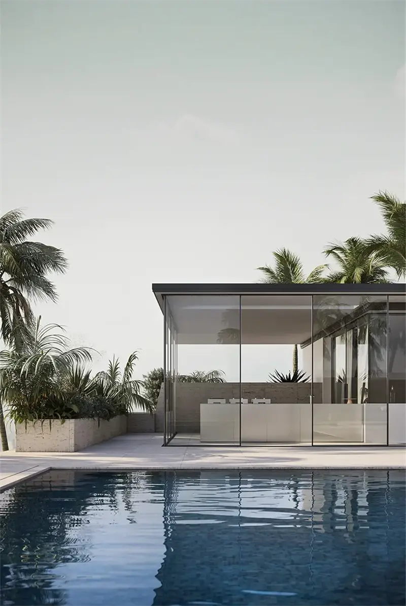 Modulnova Blade composizione cucina da esterno