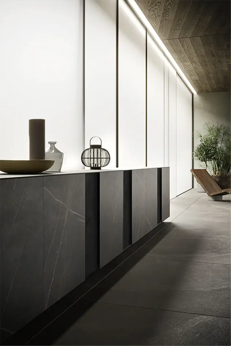 Modulnova Skill Gres composizione cucina da esterno