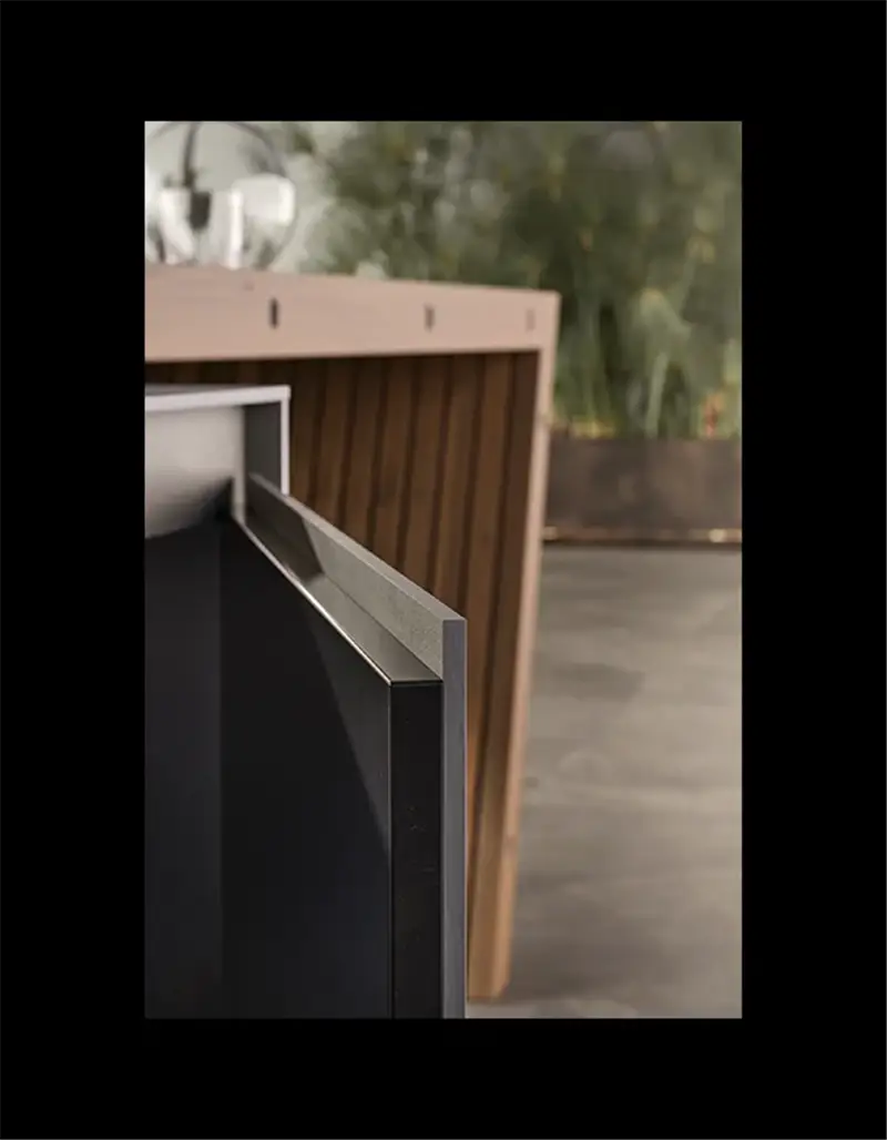 Modulnova Skill Gres composizione cucina da esterno