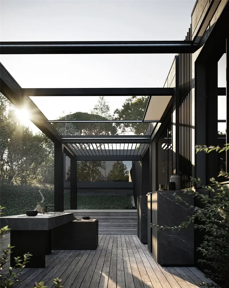 Modulnova Block composizione cucina da esterno