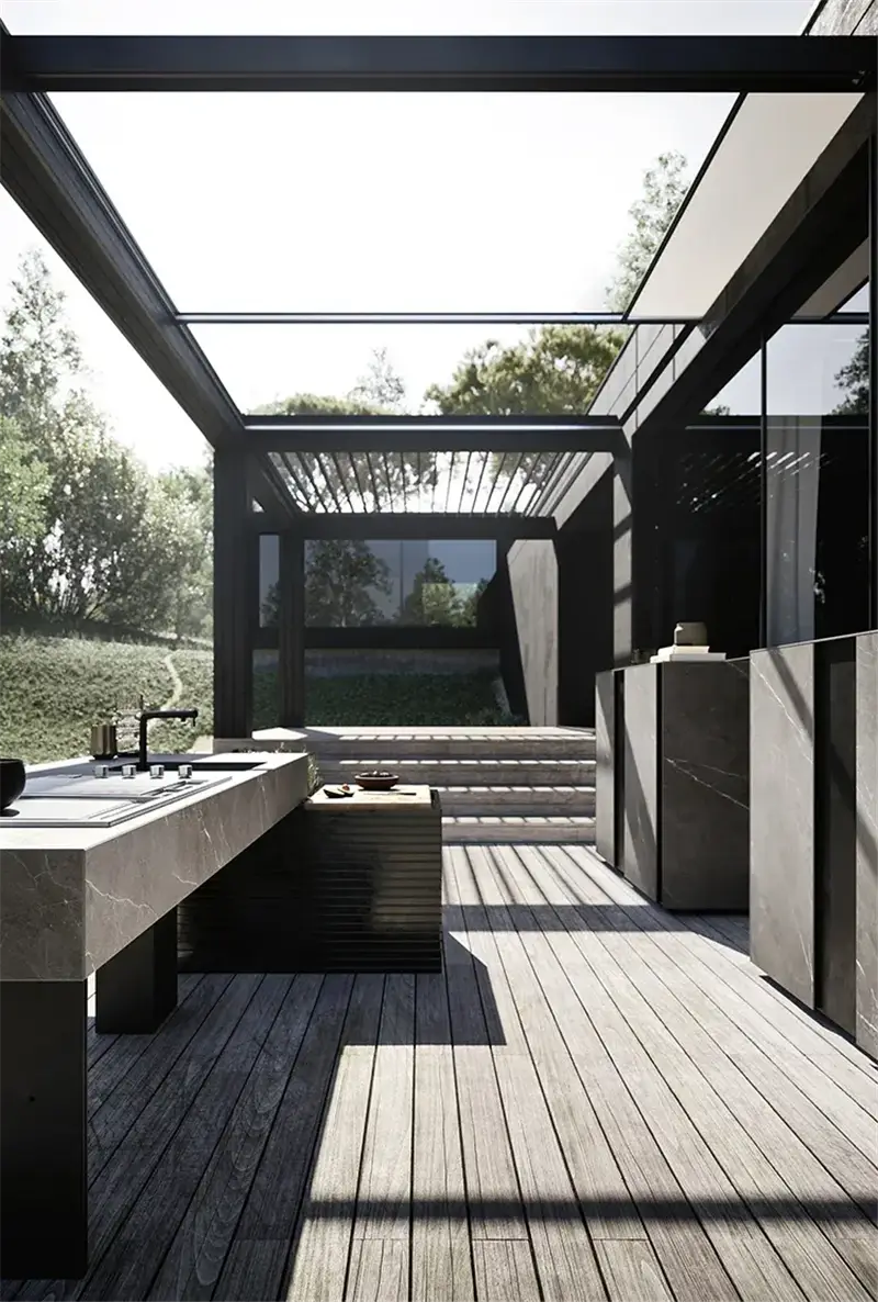 Modulnova Block composizione cucina da esterno