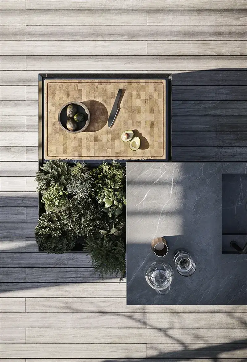 Modulnova Block composizione cucina da esterno