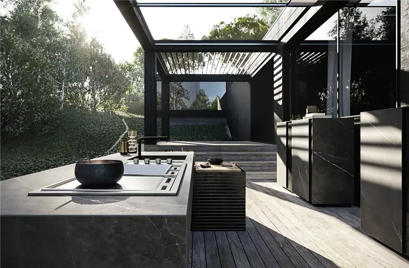 Modulnova Block composizione cucina da esterno