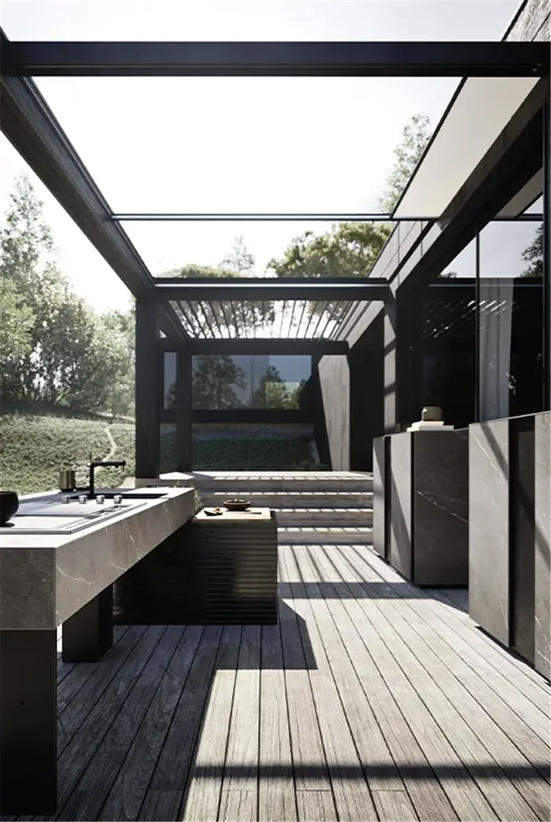 Modulnova Block composizione cucina da esterno