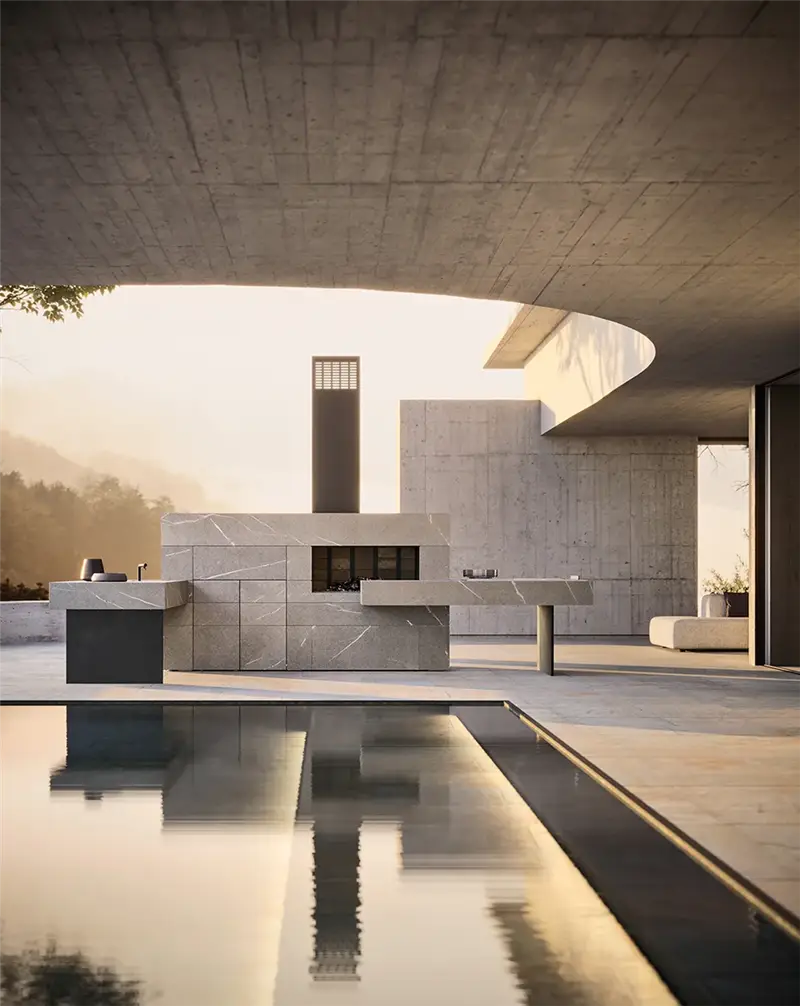 Modulnova Piasentina composizione cucina da esterno