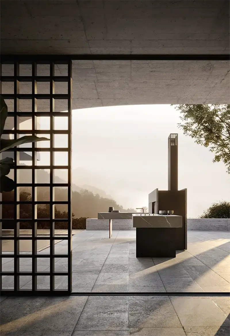 Modulnova Piasentina composizione cucina da esterno