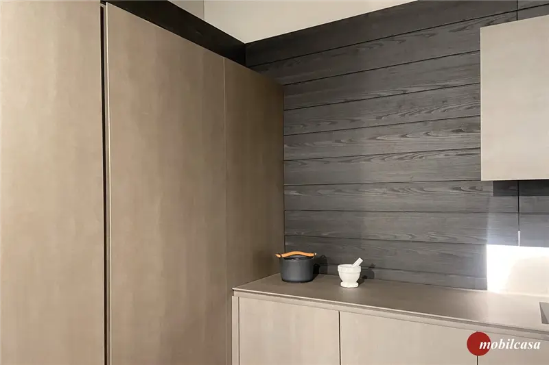 Modulnova Skill composizione cucina angolare con tavolo snack