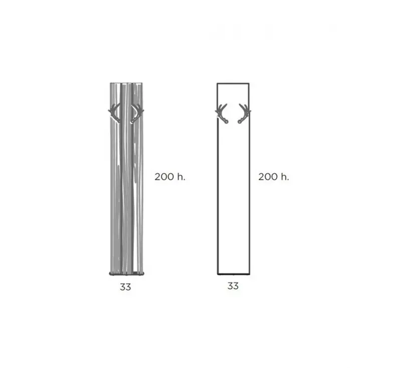 Mogg Hubertus - Appendiabiti/Specchio