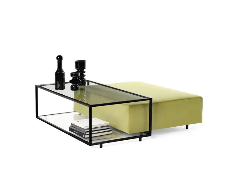 Mogg Zoom Pouf/Tavolino rettangolare