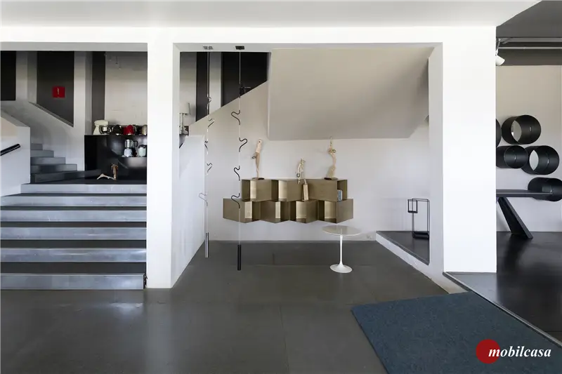 Mogg Cellula Composizione Pensile Bronzo - 7 elementi L. 200 cm x h.70 cm