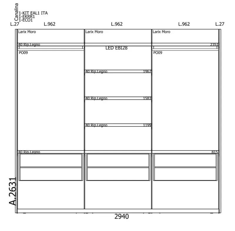 Molteni & C Sistema chiusura cabina Gliss Master, argilla, cembro argento, peltro vetro stopsol net