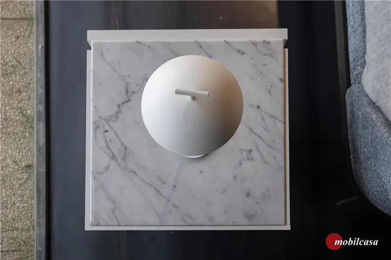 Molteni & C Comodino 606 SCC2 2 cassetti - Bianco calce opaco