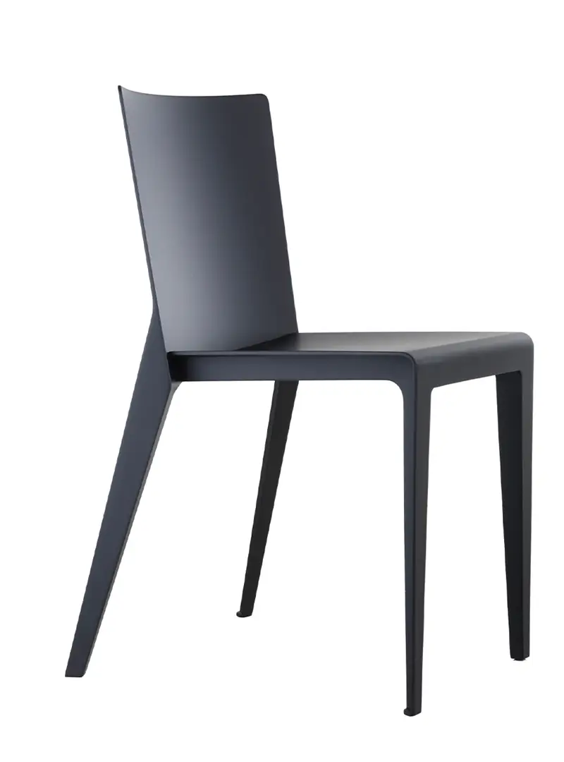 Molteni & C Alfa coppia di sedie - laccato opaco antracite