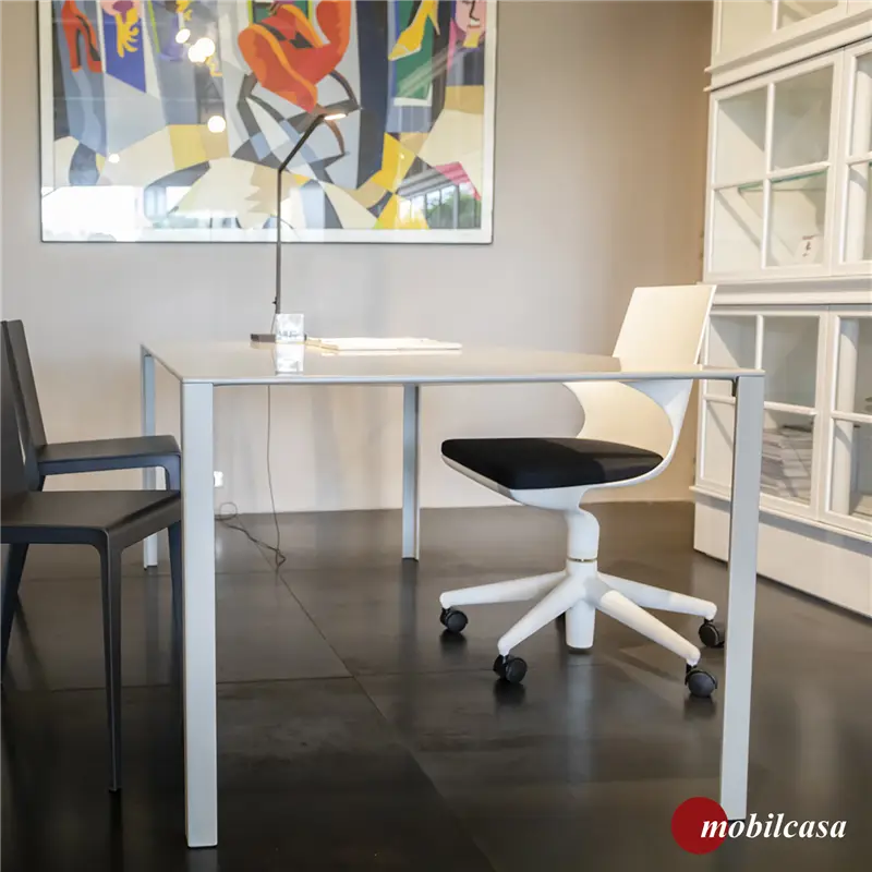 Molteni & C Less less tavolo – Platino cm. 190X72x90p