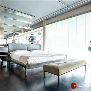 Molteni & C Molteni & C Fulham letto matrimoniale in tessuto