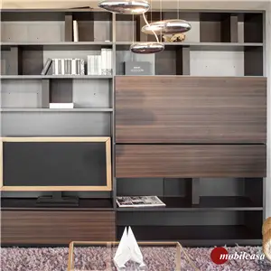 <span class="brand">Molteni & C</span> 505 parete attrezzata in eucalipto – L. 271, P. 47, H. 232 cm