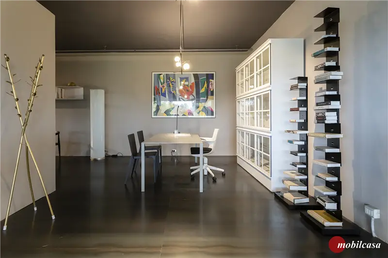 Molteni & C Alfa coppia di sedie - laccato opaco antracite