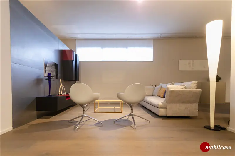 Molteni & C 45° tavolino basso – 82,1x82,1x37h cm in noce canaletto