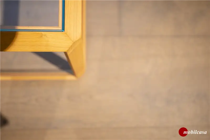 Molteni & C 45° tavolino basso – 82,1x82,1x37h cm in noce canaletto