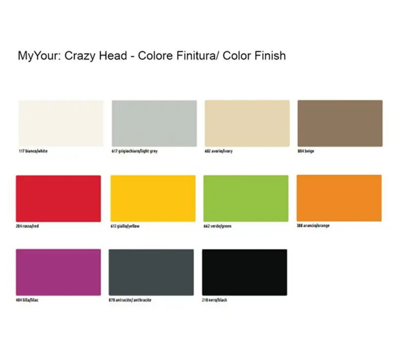 Myyour Crazy Head Mini set 3 pz - Appendiabiti/Portaoggetti