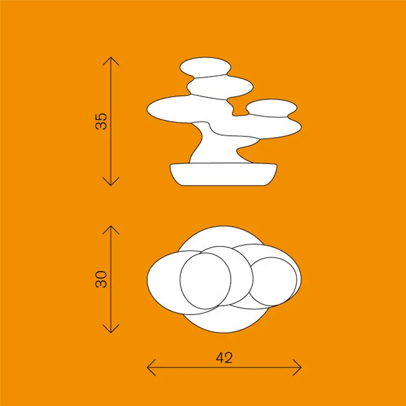 Myyour Bonsai lampada da tavolo