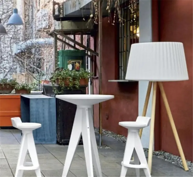 Myyour Agata Wood Lampada da Terra Outdoor