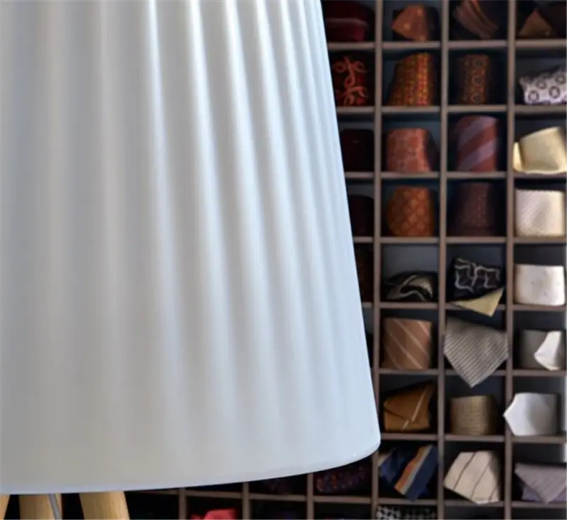 Myyour Agata Wood Lampada da Terra Outdoor