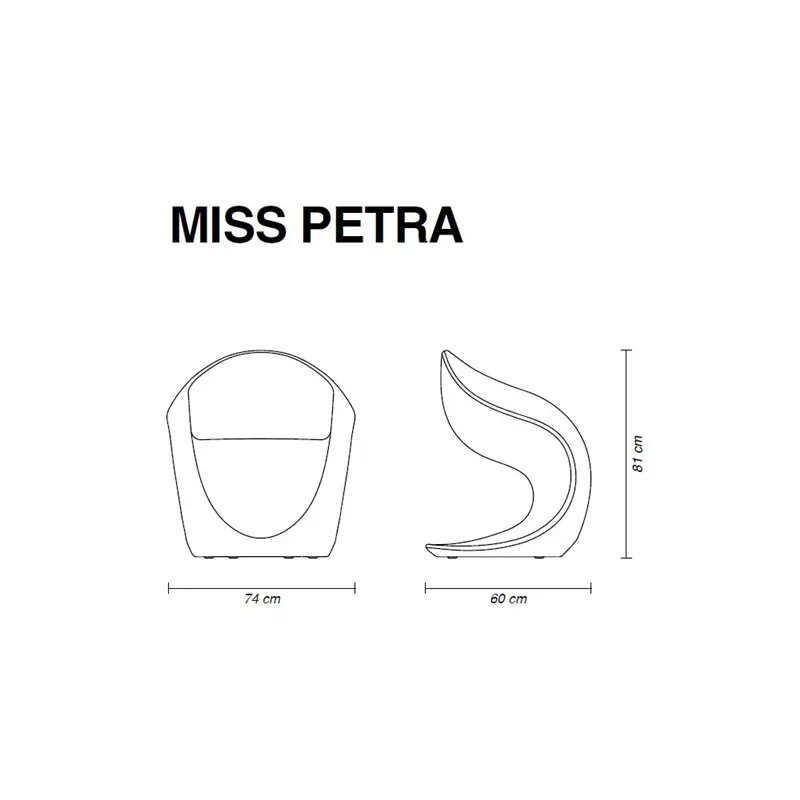 Myyour Miss Petra poltroncina