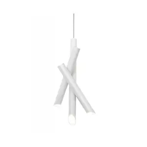 Nemo Tubes 3 Pendant Lamps-White
