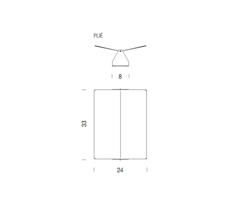 Nemo Applique A Volet Pivotant Pliè LED