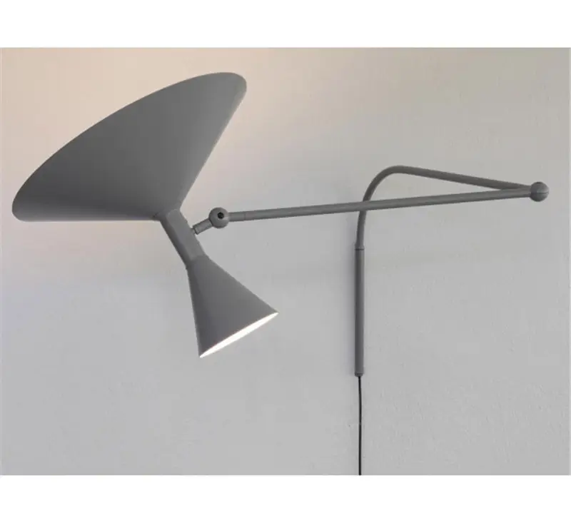 Nemo Lampe de Marseille Mini - Lampada a Parete Grigio