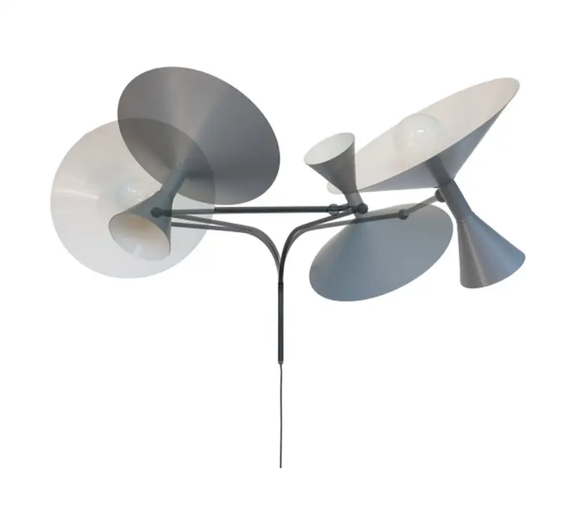 Nemo Lampe de Marseille Mini - Lampada a Parete Grigio