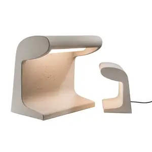 Nemo Borne Béton Petite Lampada da Tavolo