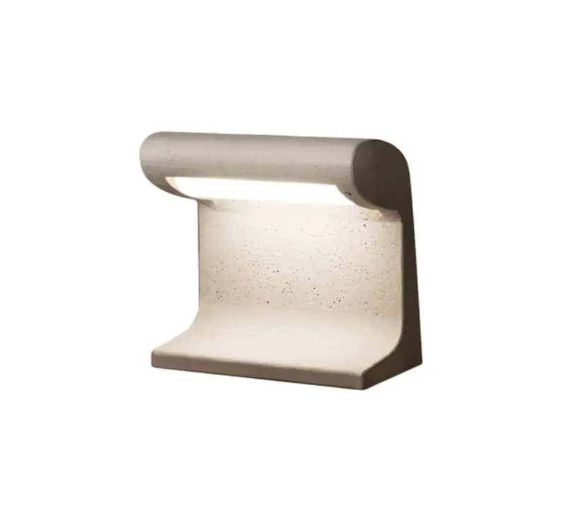 Nemo Borne Béton Petite Lampada da Tavolo