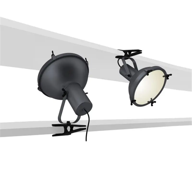 Nemo Projecteur 165 con Pinza Bianco Sabbia