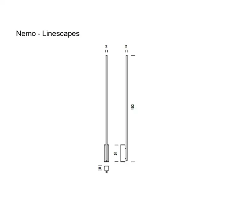 Nemo Linescapes Lampada da Terra