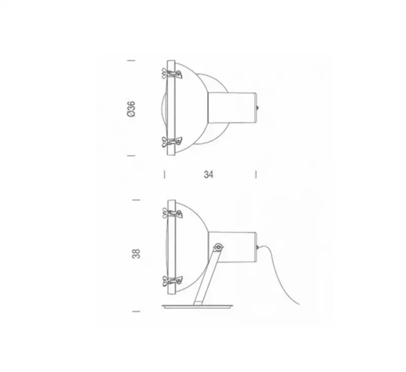 Nemo Projecteur 365 Lampada da Terra Blu Notte