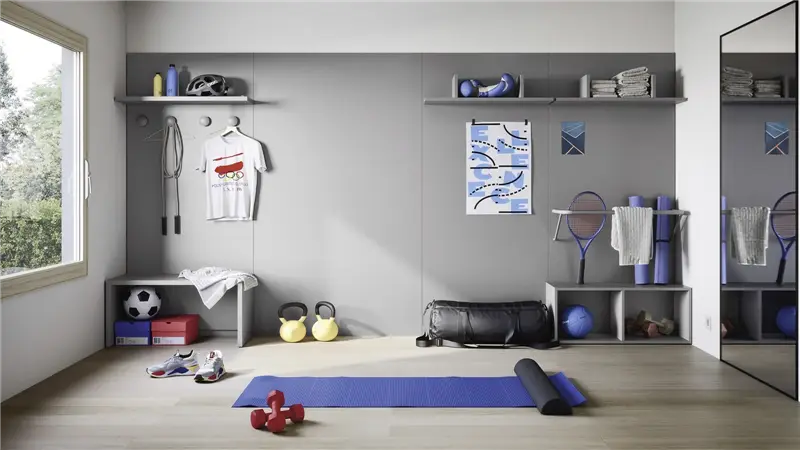 Nidi Space 4 composizione camera da letto ragazzi