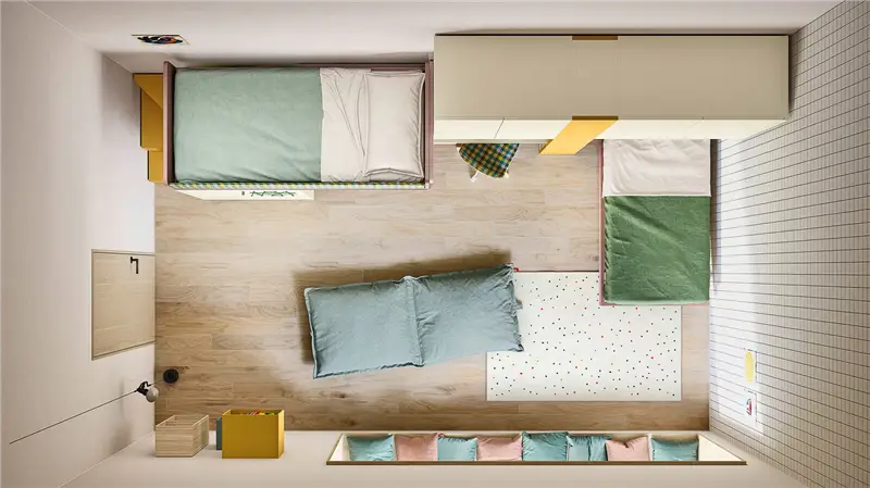 Nidi Space 16 composizione cameretta bambini