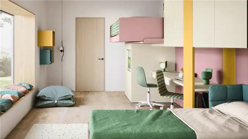 Nidi Space 16 composizione cameretta bambini